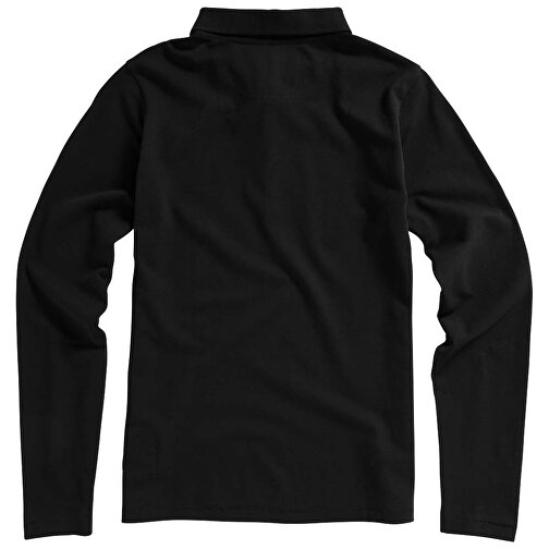 Oakville Langarm Poloshirt Für Damen , schwarz, Piqué Strick 100% BCI Baumwolle, 200 g/m2, XXL, , Bild 25
