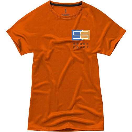Niagara T-Shirt Cool Fit Für Damen , orange, Mesh mit Cool Fit Finish 100% Polyester, 145 g/m2, XS, , Bild 2