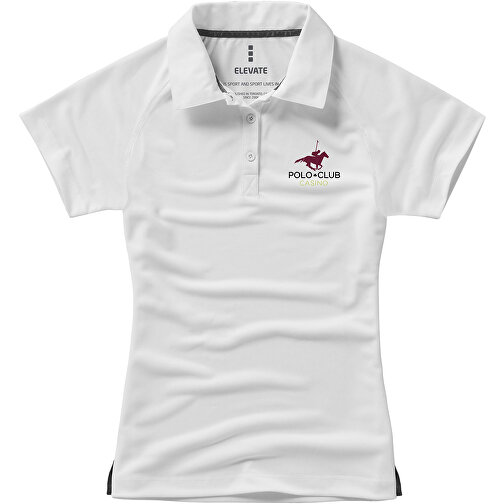 Ottawa Poloshirt Cool Fit Für Damen , weiß, Piqué Strick mit Cool Fit Finish 100% Polyester, 220 g/m2, XS, , Bild 2