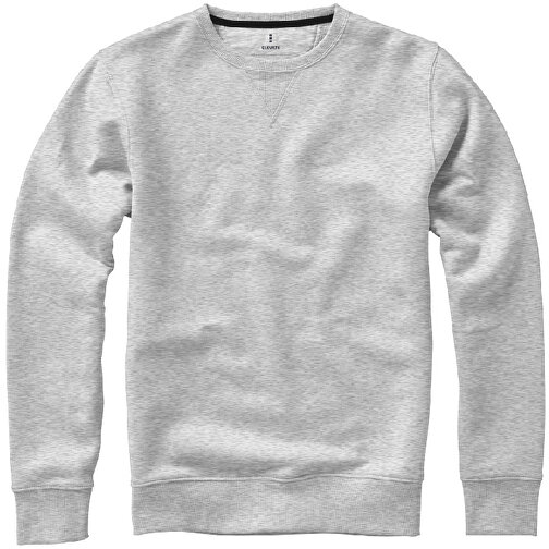 Surrey Sweatshirt Mit Rundhalsausschnitt Unisex , grau meliert, Strick 82% Baumwolle, 10% Viskose, 8% Polyester, 300 g/m2, XXS, , Bild 2