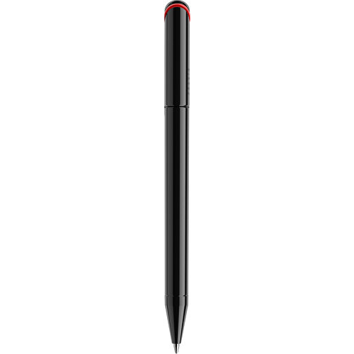 Prodir DS3 TPP Twist Kugelschreiber , Prodir, schwarz / rot, Kunststoff, 13,80cm x 1,50cm (Länge x Breite), Bild 3