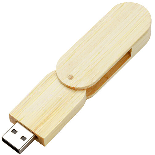 USB Stick Bamboo 2GB , Promo Effects MB , Bambus MB , 2 GB , Bambus MB , 3 - 10 MB/s MB , 6,20cm x 2,20cm (Länge x Breite), Bild 3