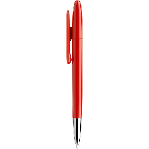 Prodir DS5 TPC Twist Kugelschreiber , Prodir, rot, Kunststoff/Metall, 14,30cm x 1,60cm (Länge x Breite), Bild 2