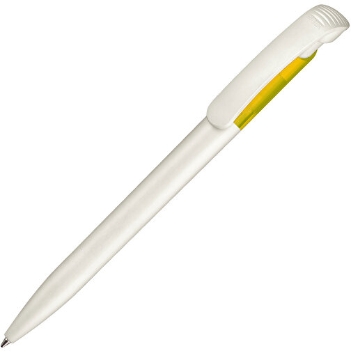 Kugelschreiber BIO-PEN , Ritter-Pen, ananas-gelb, Cellulose-Kunststoff ABS, 14,80cm (Länge), Bild 2