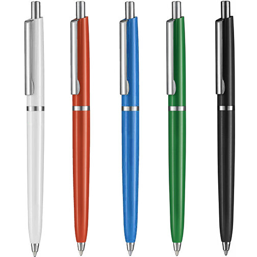 Kugelschreiber CLASSIC , Ritter-Pen, signalrot, ABS-Kunststoff, 13,40cm (Länge), Bild 4