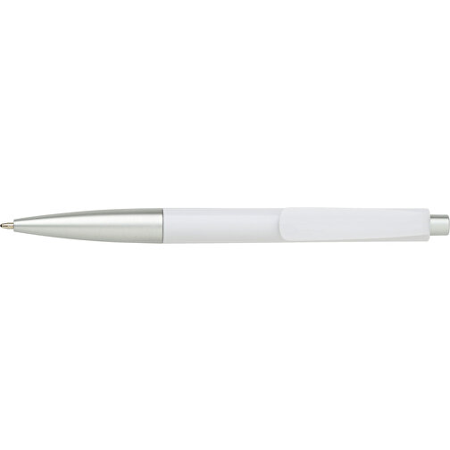 Kugelschreiber Aus Kunststoff Olivier , weiß, ABS, Plastik, , Bild 3
