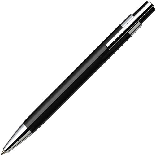 Kugelschreiber Aus Kunststoff Jarod , schwarz, Plastik, Metall, , Bild 2