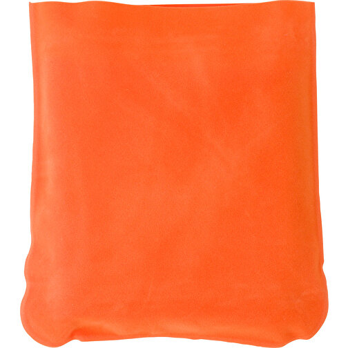 Aufblasbare Nackenstützeinklusive Hülle Aus PVC Stanley , orange, Baumwolle, PVC, 4,00cm x 7,00cm x 25,00cm (Länge x Höhe x Breite), Bild 1