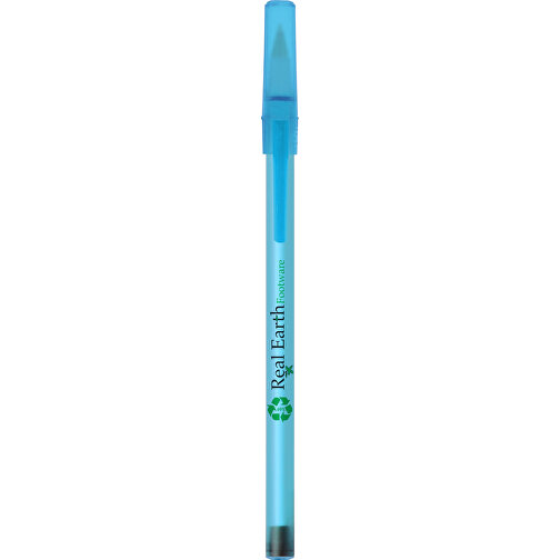 BIC® Round Stic® Kugelschreiber , BiC, gefr. blau, Kunststoff, 1,20cm x 15,00cm (Länge x Breite), Bild 4