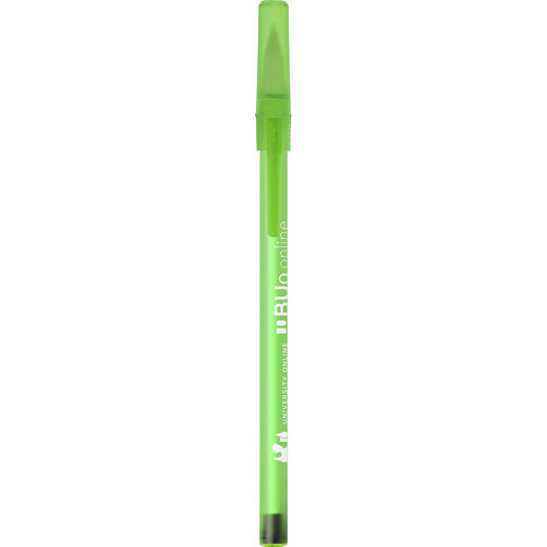 BIC® Round Stic® Kugelschreiber , BiC, gefr. grün, Kunststoff, 1,20cm x 15,00cm (Länge x Breite), Bild 5