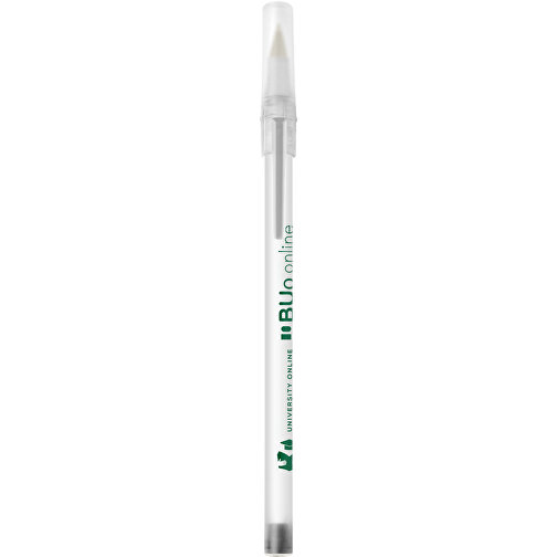 BIC® Round Stic® Kugelschreiber , BiC, gefr. weiß, Kunststoff, 1,20cm x 15,00cm (Länge x Breite), Bild 4