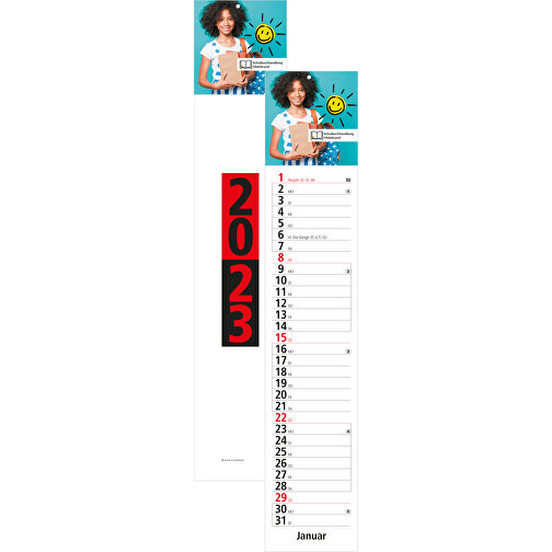 Kalender Trend Bestseller , rot, Papier, 62,00cm x 11,80cm (Länge x Breite), Bild 1