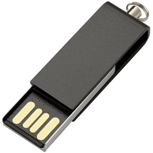 USB-Stick REVERSE 3.0 16GB , Promo Effects MB , schwarz MB , 16 GB , Kunststoff/Metall MB , 10 - 45 MB/s MB , 3,20cm x 0,60cm x 1,20cm (Länge x Höhe x Breite), Bild 2