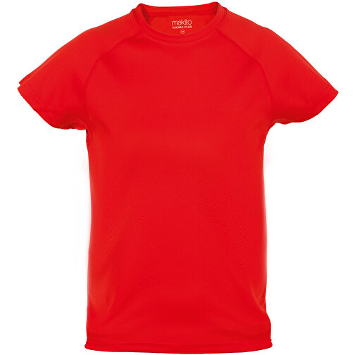 Kinder T-Shirt Tecnic Plus , rot, 100% Polyester 135 g/ m2, 6-8, , Bild 1