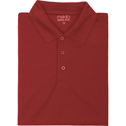 Polo-Shirt Tecnic Plus , rot, 100% Polyester 180 g/ m2, M, , Bild 1