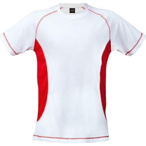 Erwachsene T-Shirt Tecnic Combi , rot, 100% Polyester 135 g/ m2, S, , Bild 1
