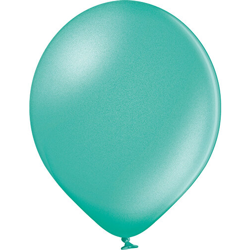 Luftballon 100-110cm Umfang , grün metallic, Naturlatex, 33,00cm x 36,00cm x 33,00cm (Länge x Höhe x Breite), Bild 1