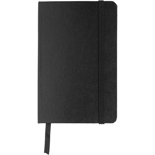 Classic A6 Hard Cover Notizbuch , schwarz, Karton, Lederimitat Papier, 14,00cm x 1,50cm x 9,50cm (Länge x Höhe x Breite), Bild 2