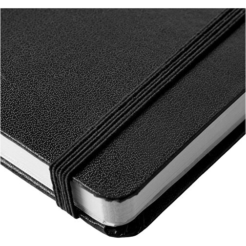 Classic A6 Hard Cover Notizbuch , schwarz, Karton, Lederimitat Papier, 14,00cm x 1,50cm x 9,50cm (Länge x Höhe x Breite), Bild 9