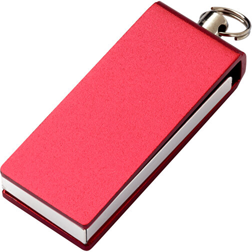 USB-Stick REVERSE 2GB , Promo Effects MB , rot MB , 2 GB , Kunststoff/Metall MB , 3 - 10 MB/s MB , 3,20cm x 0,60cm x 1,20cm (Länge x Höhe x Breite), Bild 1