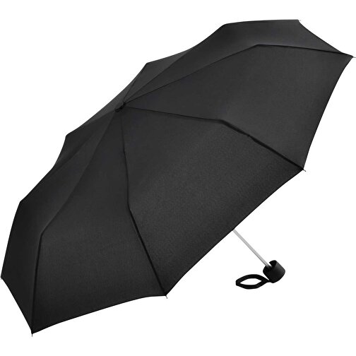 Alu-Mini-Taschenschirm , Fare, schwarz, 100% Polyester-Pongee, , Bild 1