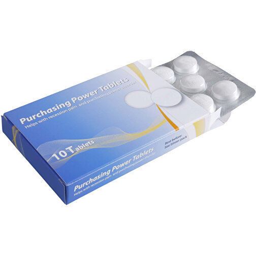 Caja de medicamentos con blister, 10 piezas (cartón, 14g) como