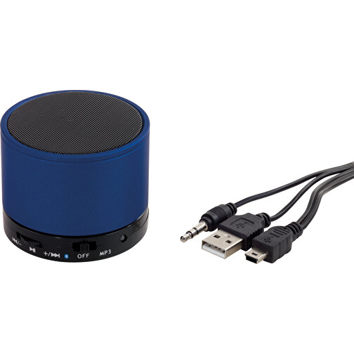 Wireless-Lautsprecher FREEDOM , blau, Kunststoff / Stahl, 4,90cm (Höhe), Bild 1