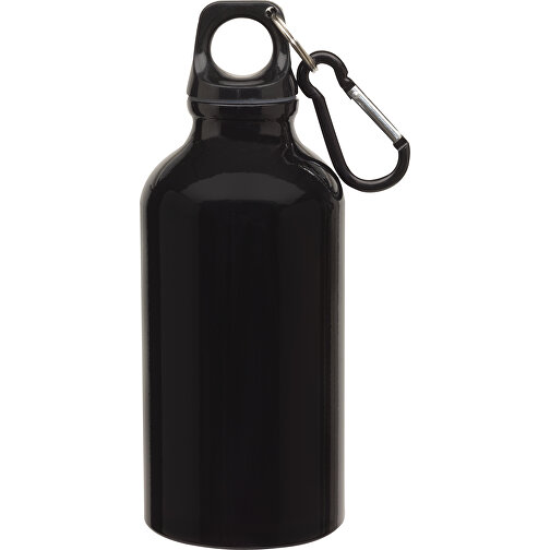 Aluminium-Trinkflasche TRANSIT , schwarz, Aluminium / Kunststoff, 17,50cm (Höhe), Bild 1