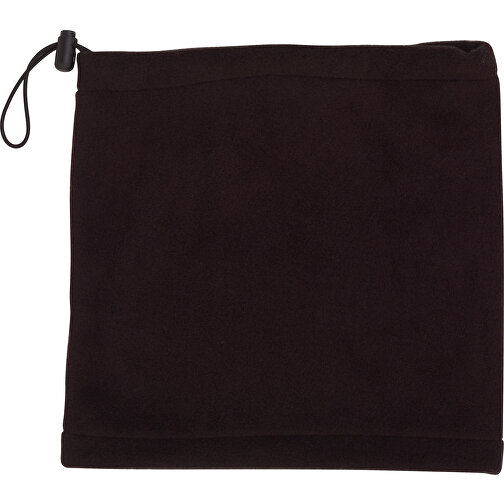 Fleece-Schalmütze VARIOUS , schwarz, 100% Polyester, 27,50cm x 27,50cm (Länge x Breite), Bild 2