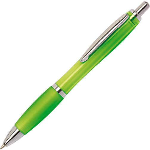 Kugelschreiber SWAY , apfelgrün, Kunststoff / Stahl, 14,00cm (Länge), Bild 2