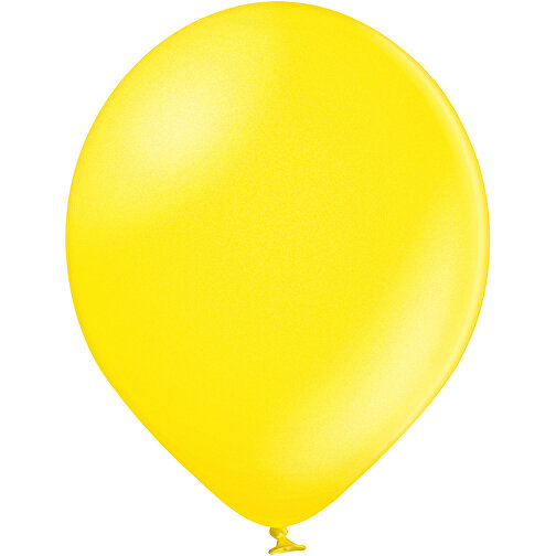 Metallicluftballon , gelb, Naturkautschuk, , Bild 1