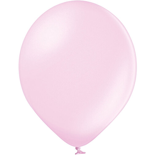 Metallicluftballon , rosa, Naturkautschuk, , Bild 1