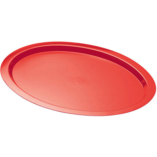 Tablett 'Bistro' , standard-rot, Kunststoff, 31,90cm x 1,10cm x 24,40cm (Länge x Höhe x Breite), Bild 1