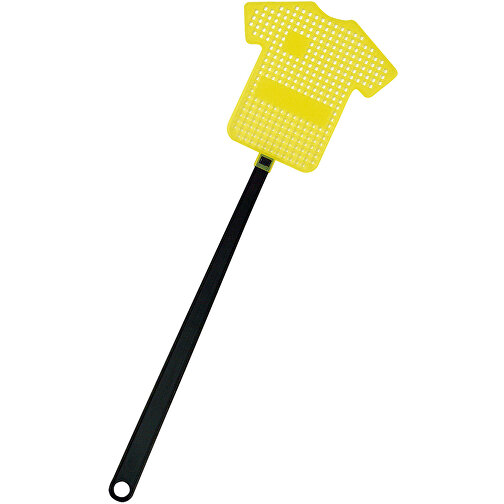 Fliegenklatsche 'Trikot' , trend-gelb PP, Kunststoff, 37,20cm x 0,70cm x 11,50cm (Länge x Höhe x Breite), Bild 1