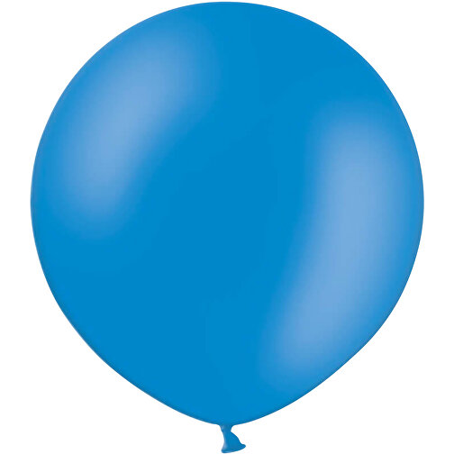 Riesenluftballon Ohne Druck , mittelblau, Naturkautschuk, , Bild 1