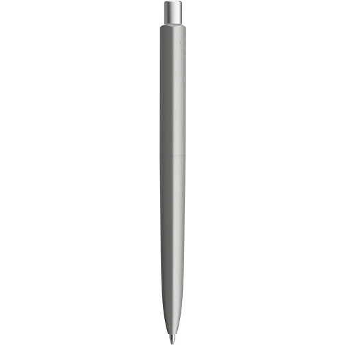Prodir DS8 PMM Push Kugelschreiber , Prodir, delfingrau/silber satiniert, Kunststoff/Metall, 14,10cm x 1,50cm (Länge x Breite), Bild 3