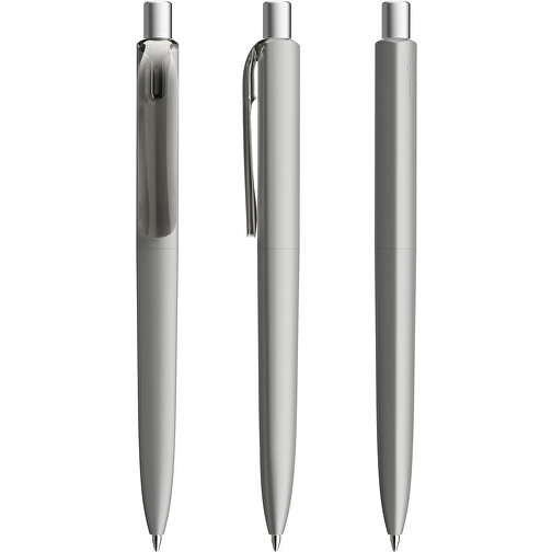 Prodir DS8 PMM Push Kugelschreiber , Prodir, delfingrau/silber satiniert, Kunststoff/Metall, 14,10cm x 1,50cm (Länge x Breite), Bild 6