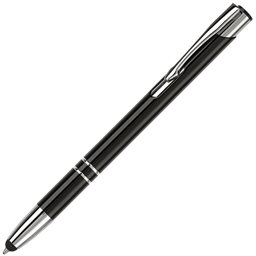 Kugelschreiber Alicante Stylus , schwarz, Aluminium, 13,40cm (Länge), Bild 2