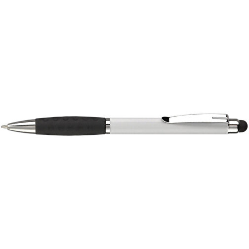 Kugelschreiber Mercurius Mit Touch , weiss, ABS & Metall, 13,70cm (Länge), Bild 3