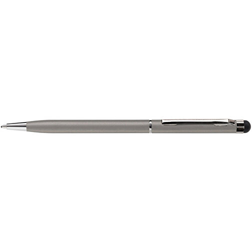 Kugelschreiber Mit Touch , silber, Aluminium, 13,60cm (Länge), Bild 3