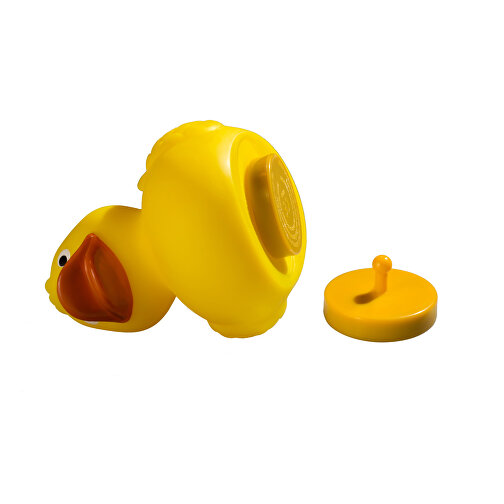 Renngewicht Für Quietsche-Enten , gelb, PVC, 3,50cm x 2,00cm x 3,50cm (Länge x Höhe x Breite), Bild 2