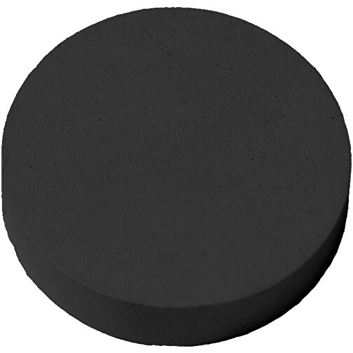 Radiergummi 'Rund' , schwarz, Kunststoff, 0,70cm (Höhe), Bild 1