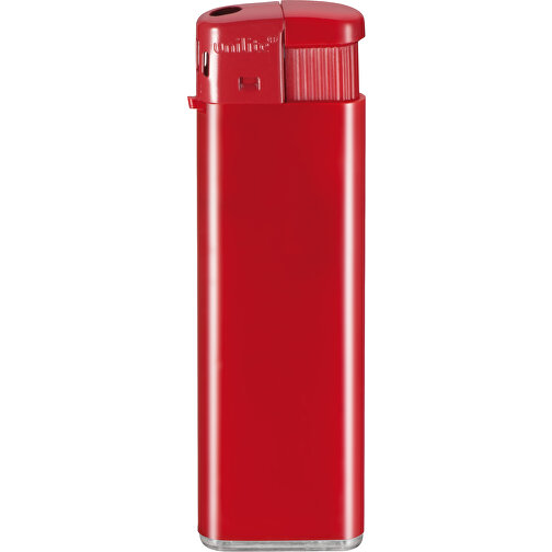 Unilite® U-59 02 Elektronik-Feuerzeug , Unilite, rot, AS/ABS, 2,40cm x 8,20cm x 0,90cm (Länge x Höhe x Breite), Bild 1