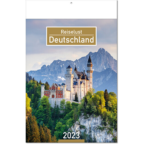 Kalender 'Tyskland' i formatet 24 x 37,5 cm, med vikta sidor, Bild 1