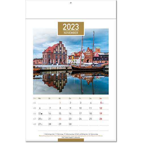 Calendario 'Alemania' en formato 24 x 37,5 cm, con páginas plegadas, Imagen 12