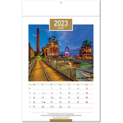 Calendario 'Alemania' en formato 24 x 37,5 cm, con páginas plegadas, Imagen 4