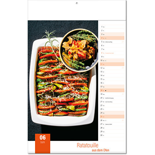 Kalender 'Aroma Kitchen' i formatet 24 x 37,5 cm, med veck, Bild 7