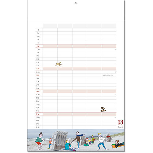Calendrier 'Family Planner' au format 24 x 37,5 cm, avec pages pliées, Image 9