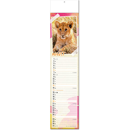 Bildkalender 'Tierbabys' , Papier, 49,00cm x 11,00cm (Höhe x Breite), Bild 9