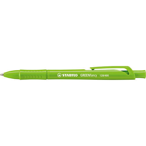 STABILO GREENfancy Kugelschreiber , Stabilo, grün, Bio-Plastik, 14,50cm x 1,40cm x 1,20cm (Länge x Höhe x Breite), Bild 3